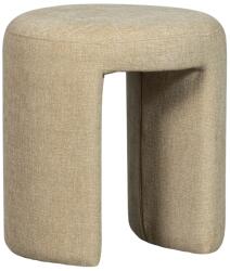 WOOOD Bézs kárpitozott Charlotte zsámoly 47 cm (374079-N)