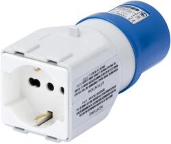 Gewiss Adaptor Sistem De La IP44 Industrial La IP44 Casnic Priza 2P+E 16A 230V C. A. 50/60Hz 1 Stecher 2P+E 10/16A Dual Amp (P30/P17) Gewiss GW64212 (GW64212)