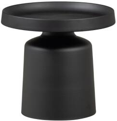 WOOOD Fekete fém oldalasztal Reevo 49 cm (375060-Z)