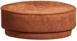 WOOOD Téglavörös kárpitozott puff Pearlo 80 cm (375149-RM)