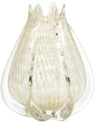 WOOOD Fehér üvegváza Queen 24 cm (801387-W)