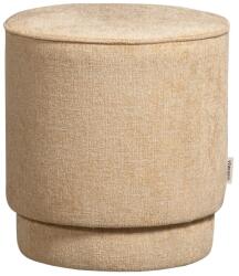 WOOOD Világos bézs kárpitozott Pearlo puff 40 cm (375131-BM)