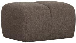 WOOOD Barna bouclé lábzsámoly Zuno 80 x 60 cm (377450-BM)