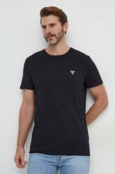 Guess t-shirt 2 db CALEB fekete, férfi, nyomott mintás, U97G02 KCD31 - fekete XXL