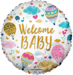 Conver ECO, Fólia léggömb, Welcome baby felirattal, léghajós, 18