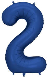 PartyDeco S. r. o 2. szám, fólia lufi, 86 cm, kék