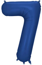 PartyDeco S. r. o 7. szám, fólia lufi, 86 cm, kék