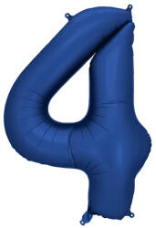 PartyDeco S. r. o 4. szám, fólia lufi, 86 cm, kék