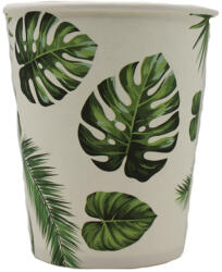 Mezőfi Team Kft Papír pohár, pálma levéllel, 10 db/cs, 220 ml