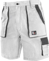 CXS Pantaloni scurți de lucru pentru bărbați CXS LUXY TOMÁŠ - Albă / gri | 58 (1060-006-109-58)