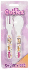  Állatos Cutiez műanyag evőeszköz készlet - 2 darabos (ARJ074685B)