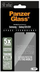 Panzer CERAMIC képernyővédő üveg (3D, ütésállóság, 9H) ÁTLÁTSZÓ Samsung Galaxy S25 (SM-S931) (PGRUWFCG38388) - bluedigital