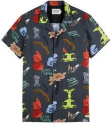 Scotch & Soda Cămaşă Regular Fit Sleeve Aop 180484 SC021 park green aop