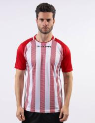 Givova SHIRT TRATTO INTERLOCK ROSSO/BIANCO Tg. 3XS