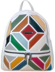 Silvia Rosa Babett női hátizsák fehér színes különleges Silvia Rosa (en-6088-white)