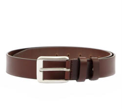 Made in Italy Valódi bőr férfi öv barna színben elegáns 123 cm (le-211-brown)