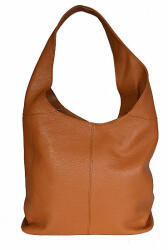  Catarina valódi bőr női válltáska barna színű nagyméretű (na-012-brown)