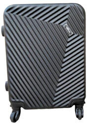 Roberto Bőrönd 55 x 40 x 20 cm elsőbbségi kézipoggyász fekete 4 kerekes Rhino (le-288-55-black-s)