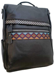 Plazabox Női hátizsák lopásbiztos kialakítással fekete színben (en-902-black)