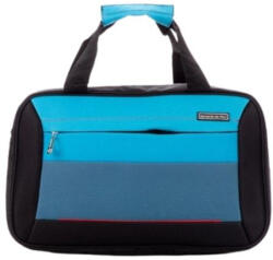 Leonardo Da Vinci Wizzair kézipoggyász 40 x 30 x 20 cm kisméretű fedélzeti táska kék fekete (le-601-black)