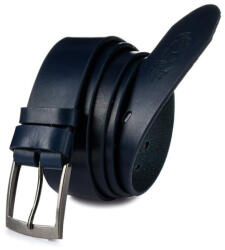 Pierre Cardin Valódi bőr férfi öv sötétkék színben 130 cm 3, 5 cm széles (le-212-blue)