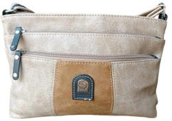 Firenze Múzsa női válltáska bézs drapp színben sokzsebes 1736 (le-1736-beige)