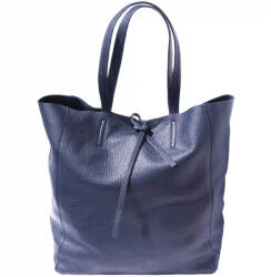 Natascia Valódi bőr női táska sötétkék nagyméretű shopper (na-2915-dblue)