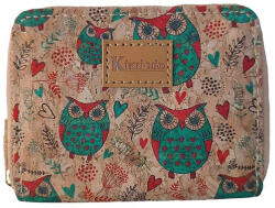 Kikki Mio Xénia parafa női pénztárca bagoly mintás kisméretű (na-ck-570-0019-owl)