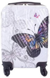Leonardo Da Vinci Kabin bőrönd pillangó mintás xs méret 40x30x20 cm Wizzair ingyenes (le-449-xs-pill)