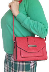 Plazabox Florica piros női táska elegáns kisméretű (run-588-red)
