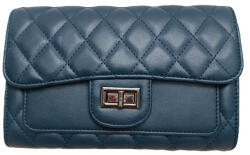 Plazabox Edvina sötétkék női táska elegáns steppelt (run-6993-blue)