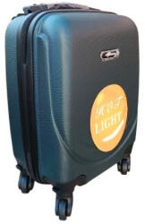 Peterson Rhino bőrönd 40 x 30 x 20 cm Wizzair kisméretű kézipoggyász zöld színben (rh-400-xs-green)