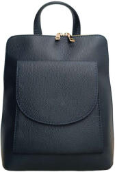 Natascia Vica női hátizsák és válltáska valódi bőr sötétkék Natascia átalakítható (na-1217-blue)