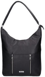 Karen női válltáska nagyméretű elegáns fekete (kn-2462-black)