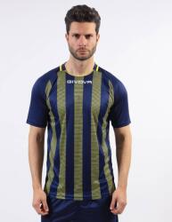 Givova SHIRT TRATTO INTERLOCK BLU/GIALLO Tg. XS