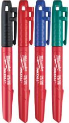 Milwaukee Set markere INKZALL colorate - 4 BUC (48223106)