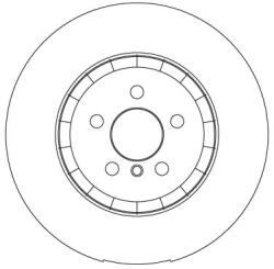 TRW Disc frana TRW SINGLE DF6636S (DF6636S)