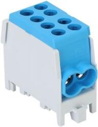 Tracon Electric Főáramköri leágazó kapocs, sínre szerelhető, kék 2.5-25mm2, max. 1000VAC/DC, max. 101A (FLECU-25-16-2K)
