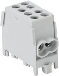 Tracon Electric Főáramköri leágazó kapocs, sínre szerelhető, szürke 2.5-25mm2, max. 1000VAC/DC, max. 101A (FLECU-25-16-2)
