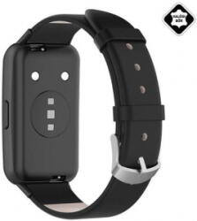 gigapack Honor Band 7 valódi bőr pótszíj fekete (GP-126426) (GP-126426)