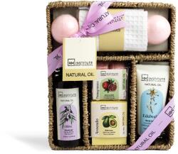 IDC Institute Institute Természetes Olaj ajándékcsomag kosárban 7db-os