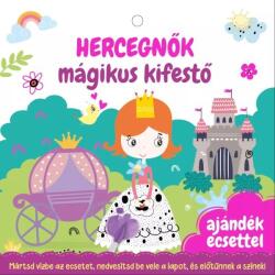 Szalay Könyvek Hercegnők mágikus kifestő - Ajándék ecsettel (9789636522131) - jateknet