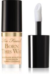Too Faced Cosmetics Born This Way Super Coverage Multi-Use Concealer Travel Size tartós korrektor a teljes fedésre árnyalat Almond 2 ml