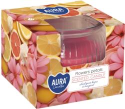 BISPOL Ароматна свещ Bispol Aura - Flowers Petals, 80 g (sn69-428)