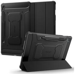 Spigen ACS06857 Tok - Samsung Galaxy Tab S9 FE LTE (SM-X516), Aktív Flip, Ütésálló, Fekete (ACS06857)