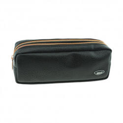 ECADA Penar etui tip borseta ECADA 78621, 2 fermoare, 21 x 8 x 5.5 cm, Negru (78621) Penar
