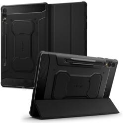 Spigen ACS06539 Tok - Samsung Galaxy Tab S9 Plus WIFI (SM-X810), Aktív Flip, Ütésálló, Fekete (ACS06539)