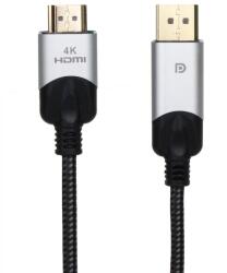 VCOM Кабел VCom CG608M, от DisplayPort(м) към HDMI(м), 4K@60Hz, 1.8m, черен (CG608M)