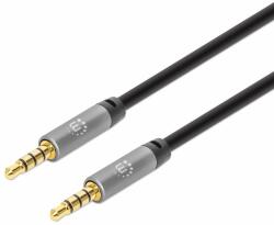 Manhattan Кабел Manhattan 356015, от Jack 3.5mm(м) към Jack 3.5mm(м), 5m, черен (356015)
