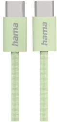 Hama Кабел HAMA 201726, от USB C(м) към USB C(м), 1 m, зелен (HAMA-201726)